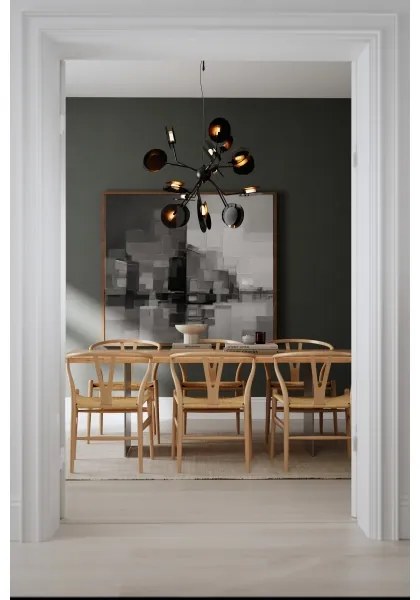 Lustră pe cablu ByRydens 4202080-4002 TURNO 18xG9/4W/230V