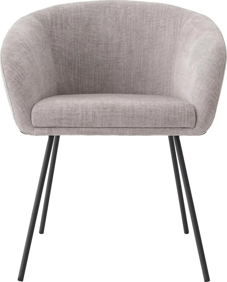 Scaun tapitat design LUX Campus, sisley gri 116372 HZ