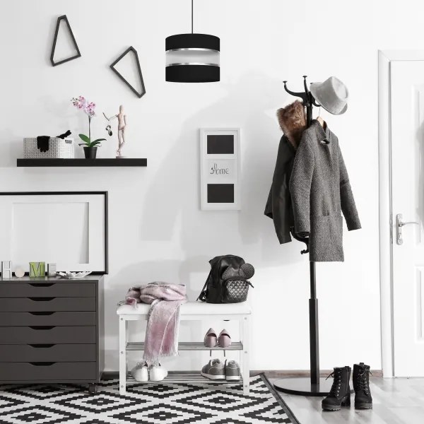 Lustră pe cablu HELEN 1xE27/15W/230V neagră