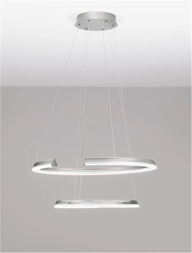 Lustra LED suspendata design circular ELMO
