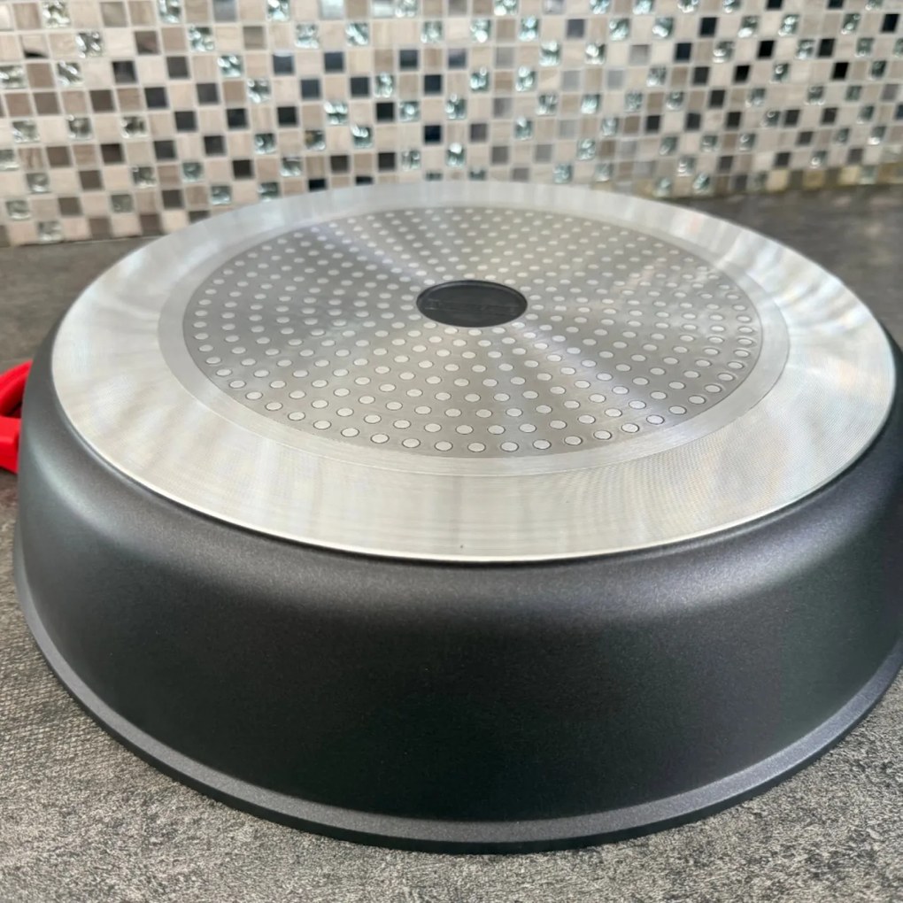 Cratiță marmorată cu capac 36 cm, 7L – Royalty Line RL-BR36CM, antiaderentă, ideală pentru gătit în familie