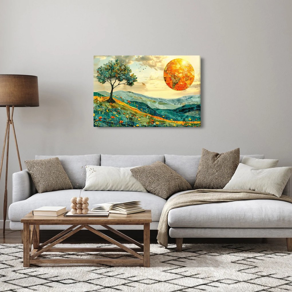 Tablou - Ilustrație peisaj (90x60 cm)