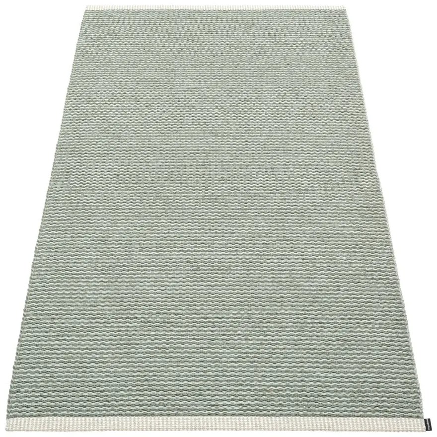 Covor pentru exterior și interior verde deschis 85x160 cm Mono Sage Army – Pappelina