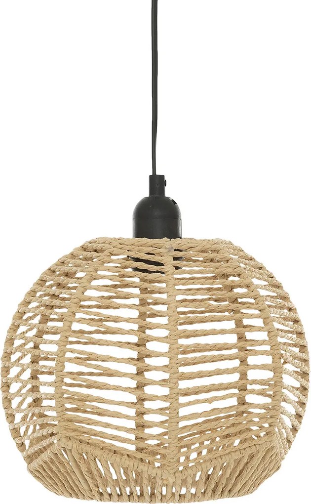 Lustra CAREN cu abajur impletit, Ø 24 cm