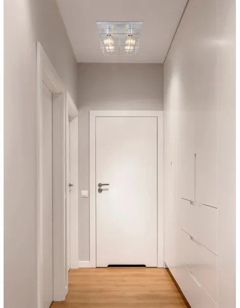 Plafonieră Globo 15530Z-4D MERRIL 4xE27/60W/230V