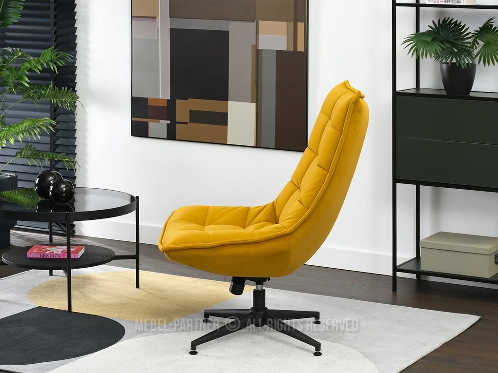 Fotoliu Palma (med + negru). Promo -14%. 1110370