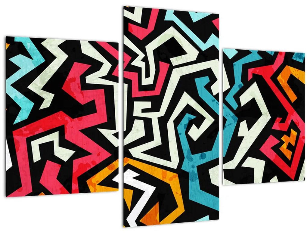 Tablouabstracție grafică (90x60 cm)