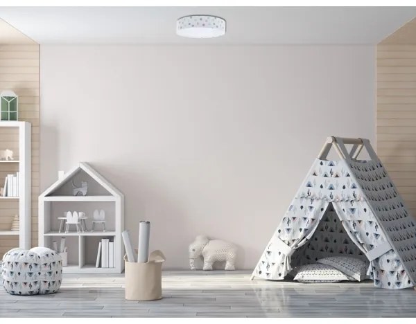 LED Plafonieră GALAXY KIDS LED/24W/230V cu puncte colorate