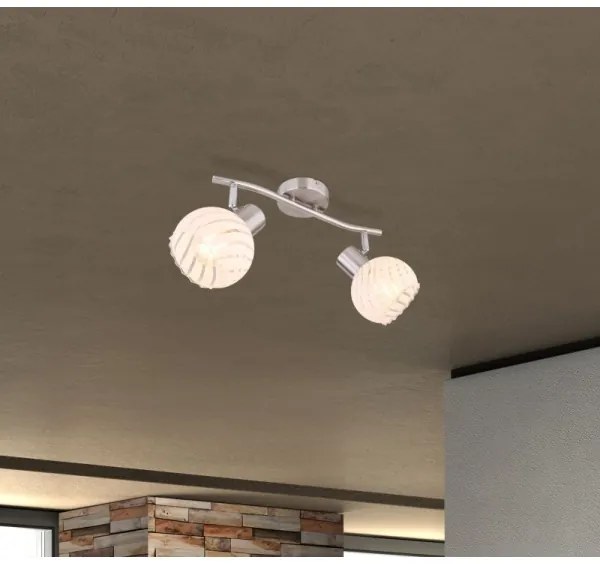 Globo 54025-2 - Lampă spot WILLY 2xE27/40W/230V