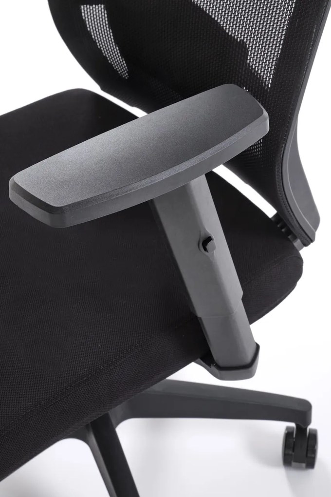 Scaun de birou Paredes negru H107 cm