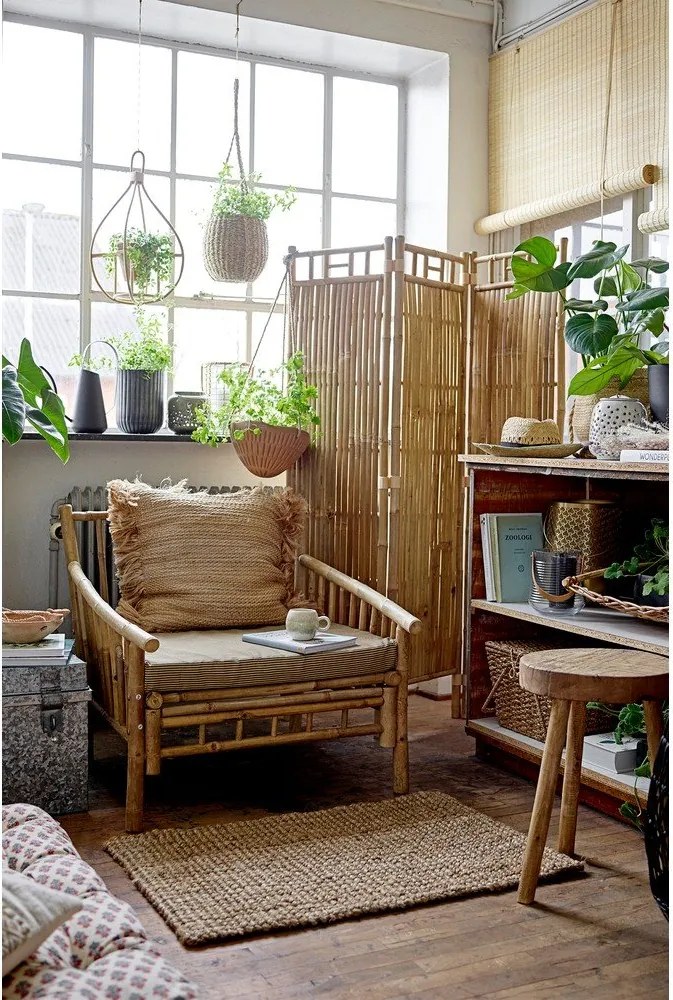 Fotoliu de grădină natural din bambus Sole – Bloomingville