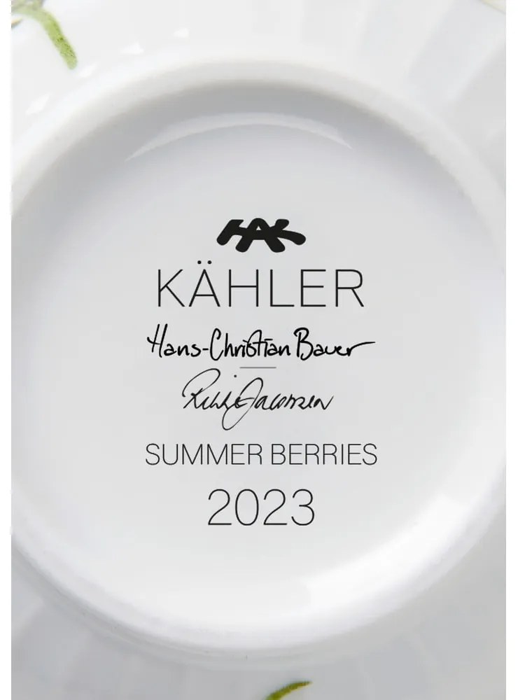 Cană albă din porțelan 330 ml Hammershøi Summer – Kähler Design