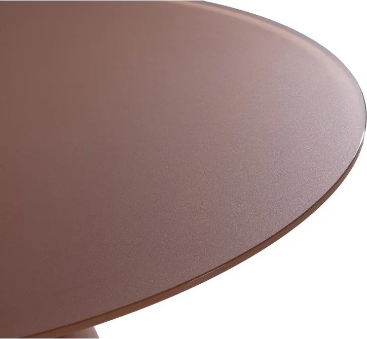 Masă de dining rotundă cu blat din sticlă ø 120 cm Vida – MOME