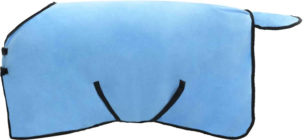 vidaXL Pătură pentru cai Aqua complet Poliester