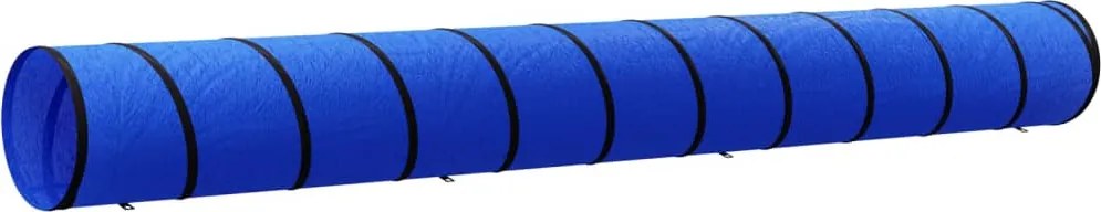 vidaXL Tunel pentru câini, albastru, Ø 55x500 cm, poliester