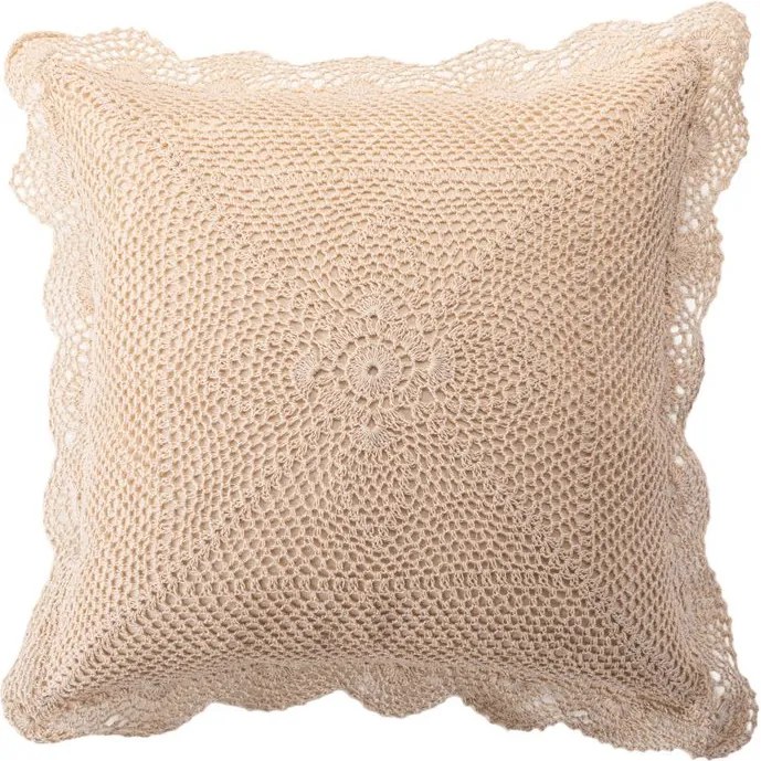 decoDoma Set de 3 fețe de pernă croșetate 40 x 40 cm