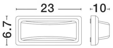 Spot LED ambiental de exterior IP54 PULSAR NVL-812104
