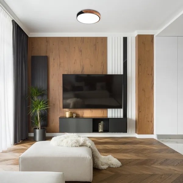 Rabalux 3528 - Plafonieră LED MAPLE, 24 W, 230 V, negru