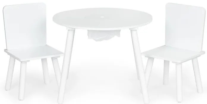 Masa copii din lemn MODERN + 2 scaune