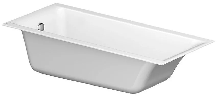 Cada baie incastrata Cersanit Larga, 170 x 75 cm, dreptunghiulara, alb lucios 1700x750 mm