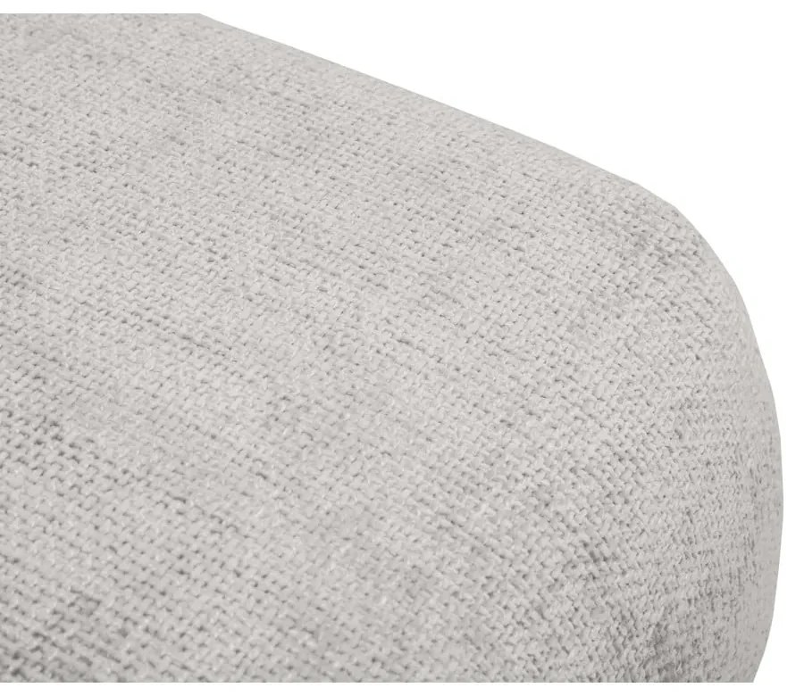 Taburet gri deschis Matera – Cosmopolitan Design