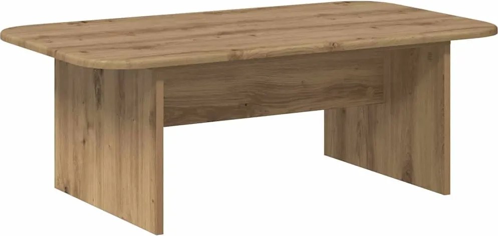 vidaXL Masă de cafea Stejar Artizanal 93 x 53 x 33 cm Lemn compozit