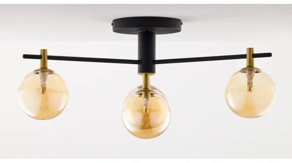 Lustră aplicată Jupiter 2031 FIGARO 4xG9/10W/230V negru/auriu/bej