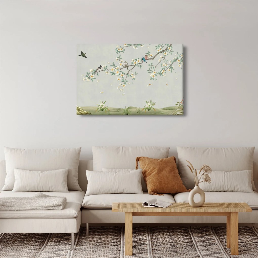 Tablou - Adunarea păsărilor (90x60 cm)