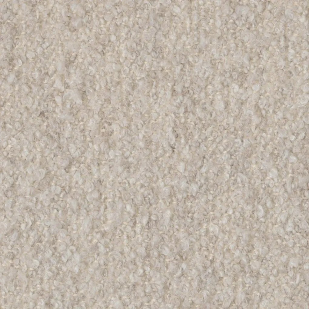 Fotoliu confortabil design LUX Brannan, Boucle chalk white