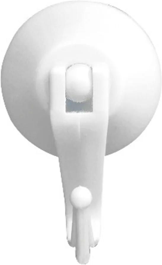 Set 2 cârlige de perete cu ventuză Wenko Levered Suction Hooks Ballo, alb