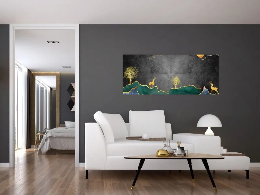 Tablou - Munții (120x50 cm)