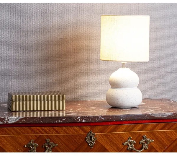 Cottex 8000120-5000 - Lampă de masă LUCIE 1xE14/8W/230V, crem