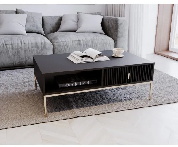 Masă de cafea SUE, neagră