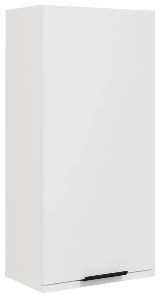 811295 vidaXL Dulap de baie montat pe perete, alb, 32x20x67 cm