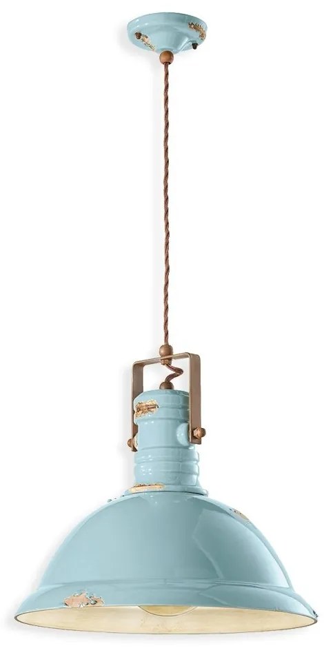 Lustra design retro realizata manual din ceramica INDUSTRIAL