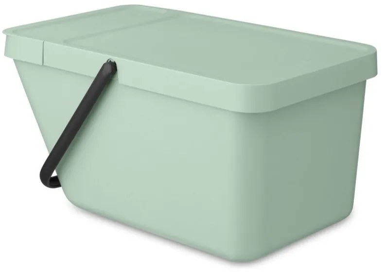Cos depozitare sau reciclare Brabantia Sort&Go 1006311, 20 L,  22,5x45x28 cm, Stivuibil, Plastic, Verde deschis