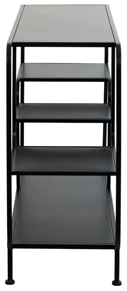 Bibliotecă metalică neagră 141x81,5 cm Winston - Light &amp; Living