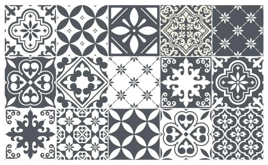 Set 15 autocolante de perete Ambiance Wal, 10 x 10 cm