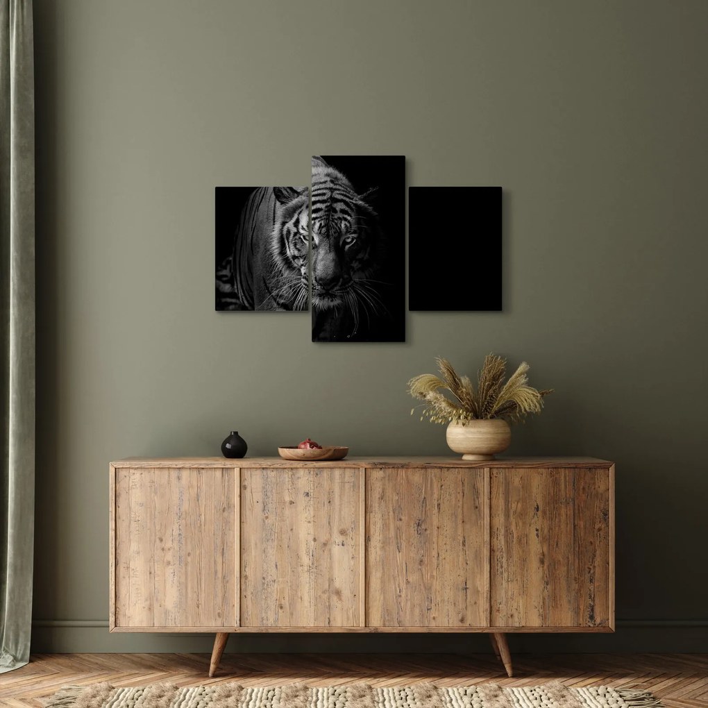 Tablou - Tigru sălbatic (90x60 cm)