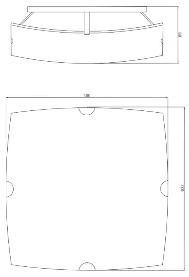 Globo 40403-3 - Plafoniera PARANJA 3xE27/60W/230V