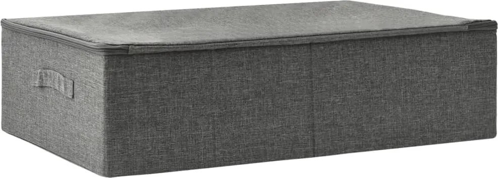 vidaXL Cutie de depozitare, antracit, 70x40x18 cm, material textil