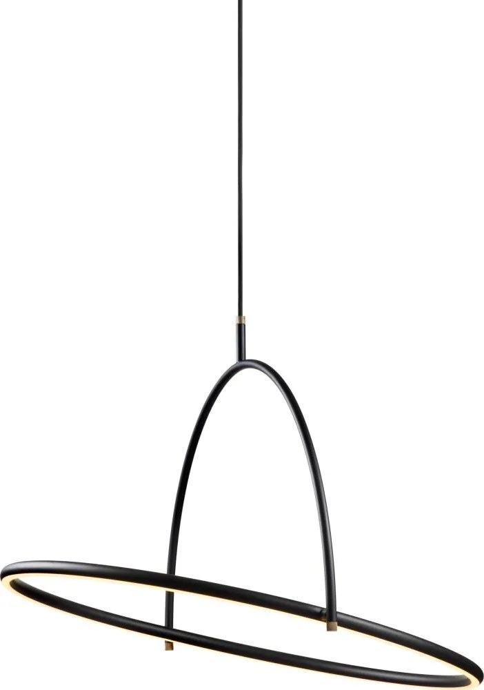 Halo Design 749546 - Lustra LED dimabilă TILT, suspendată pe cablu, LED/40W/230V, Ø 60 cm, negru