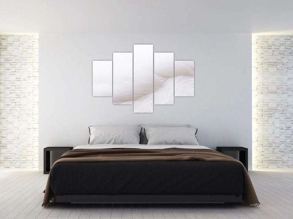 Tablou - Pană albă (150x105 cm)