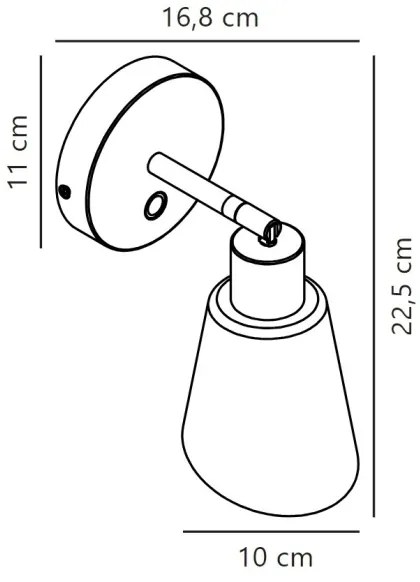 Spot de perete Nordlux MOLLI 1xE14/25W/230V