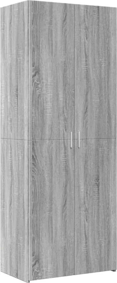 vidaXL Dulap înalt, gri sonoma, 70x42,5x185 cm, lemn prelucrat