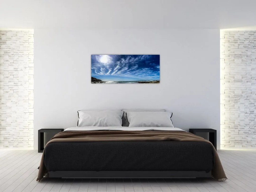 Tablou cu cerul și nori (120x50 cm)