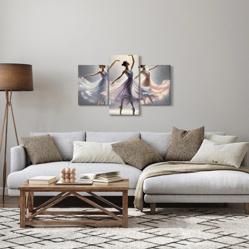 Tablou - Trei balerine (90x60 cm)