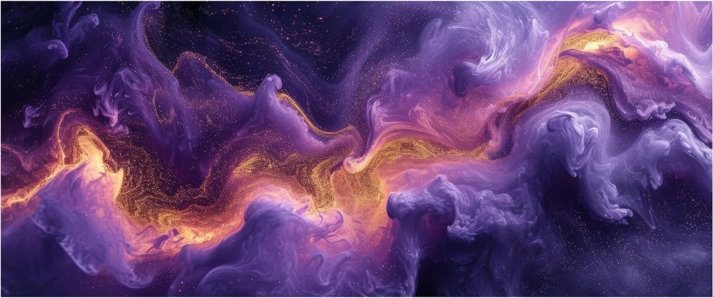 Tablou - Nebuloasa purpurie (120x50 cm)