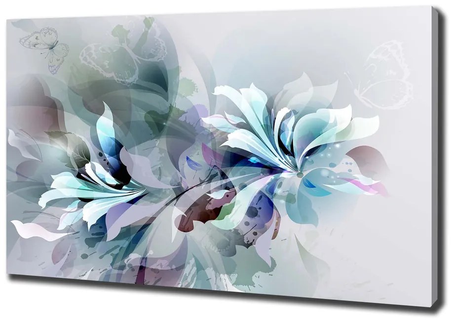 Imprimare tablou canvas Flori abstracte