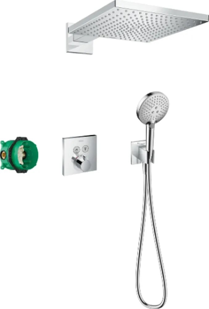 Hansgrohe Raindance set cadă și duș ascuns cu termostat da crom 27952000